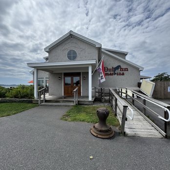 Dolphin Marina & Restaurant - Front entrance - Seafood Near Me - Harpswell, Maine Dolphin Marina & Restaurant - Front entrance - Seafood Near Me - Harpswell, Maine