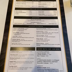 Catch 25 Seafood & Brewery - Menu