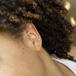 First phase of ear curation with Becky added a helix (cartilage) and upper lobe