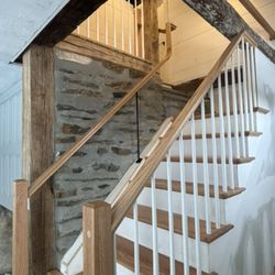 American Restoration - Make a historical gem shine with some beautiful new custom stairs, and one of a kind railing