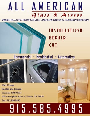 All American Glass & Mirror