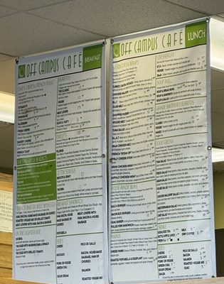 Menu photo 2 Off Campus Cafe Lafayette, CO