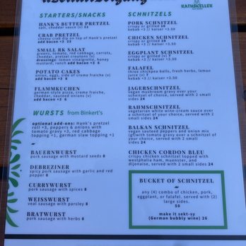 Rathskeller - Menu - German Near Me - Elkridge, Maryland Rathskeller - Menu - German Near Me - Elkridge, Maryland