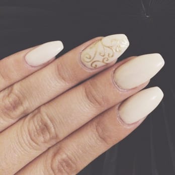 Elegance Nail II - Acrylic with gel top coat - Nail Salons Near Me - Middlesex, New Jersey