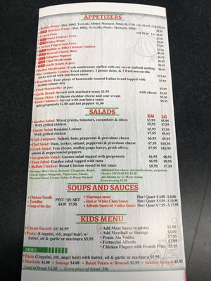Menu photo 4 Vinny's Restaurant & Pizzeria Naugatuck, CT