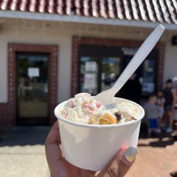 Ice Cream Station - Raspberry Truffle and Sea Salt Caramel (small cup)