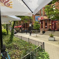 Amigos - From the front patio, here's the Hess Village view