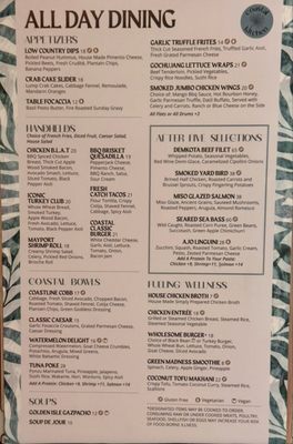 Menu photo 1 Coastal Kitchen & Bar Jacksonville, FL Menu photo 1 Coastal Kitchen & Bar Jacksonville, FL