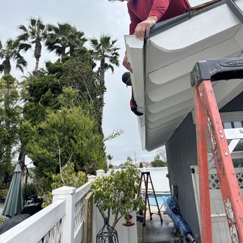 Bayside Gutters - Aluminum white gutter installation in Huntington Beach - Gutter Services Near Me Bayside Gutters - Aluminum white gutter installation in Huntington Beach - Gutter Services Near Me