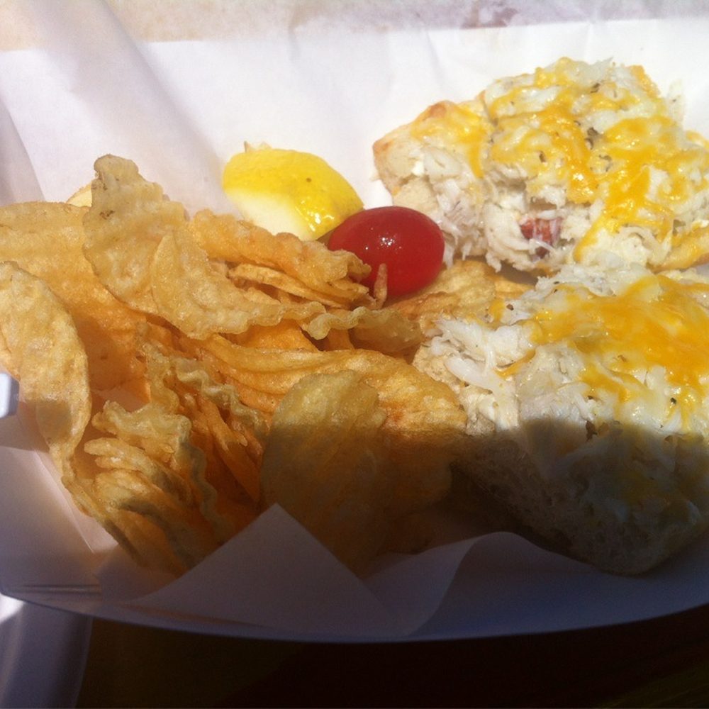 Dungeness crab melt.  Unfortunately Picts of the chowder didn't turn out :(