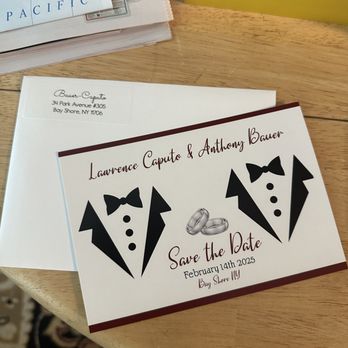 Suffolk Printing - Save the Date Cards/envelopes - Printing Services Near Me - Bay Shore, New York Suffolk Printing - Save the Date Cards/envelopes - Printing Services Near Me - Bay Shore, New York