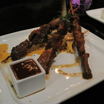 Starfish - Filet Mignin skewers - dry/overcooked :( - Asian Fusion Near Me - Laguna Beach, California