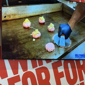 For The Win - Beverly Center - TV was showing the different locations and how the burgers are made. - Desserts Near Me - Los Angeles, California For The Win - Beverly Center - TV was showing the different locations and how the burgers are made. - Desserts Near Me - Los Angeles, California