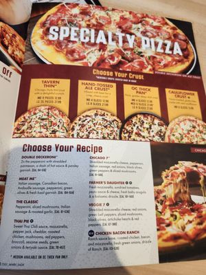 Menu photo 1 Old Chicago Pizza + Taproom Sharpsburg, GA Menu photo 1 Old Chicago Pizza + Taproom Sharpsburg, GA