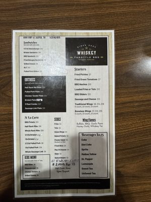 Menu photo 1 The Vault at 302 West Stevenson, AL