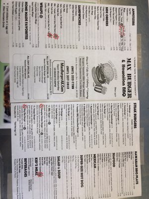 Menu photo 8 Max's Beefy Burgers Anchorage, AK