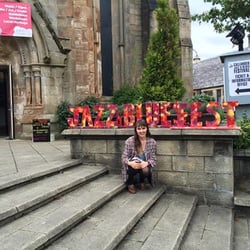 Callander Jazz & Blues Festival - Look at the cute little letters spelling 'Jazz and Blues Fest!'