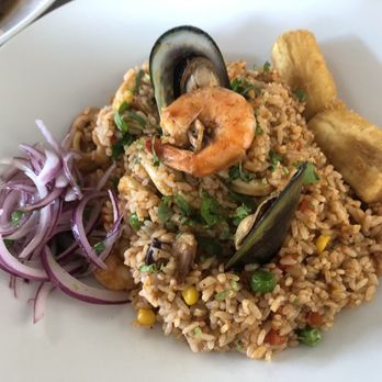 Peru's Taste - Arroz con mariscos (seafood fried rice) - Peruvian Near Me - Northridge, California