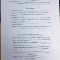 Deja Vu - HORRIBLE aftercare advice given to my sister after her piercing