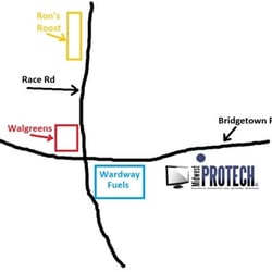 Midwest Protech - Quick reference map if you're familiar with the Bridgetown/Cheviot area.