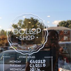 Dollop Shop - Door