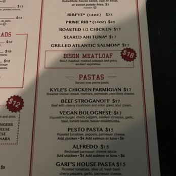 Garfinkel's - Dinner menu - Sports Bars Near Me - Vail, Colorado Garfinkel's - Dinner menu - Sports Bars Near Me - Vail, Colorado