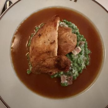 Bouchon - Chicken and peas - French Near Me - Yountville, California Bouchon - Chicken and peas - French Near Me - Yountville, California
