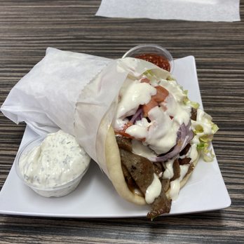 Falafel Flare - Amazing service. Very filling. Lots of meat+vegetables. And Greta for those that love sauce! - Mediterranean Near Me - Tracy, California Falafel Flare - Amazing service. Very filling. Lots of meat+vegetables. And Greta for those that love sauce! - Mediterranean Near Me - Tracy, California