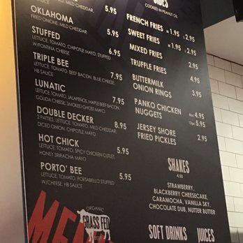 Halalbee's - Menu board - Burgers Near Me - Jamaica, New York