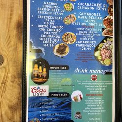 La Marina Restaurant - Menu