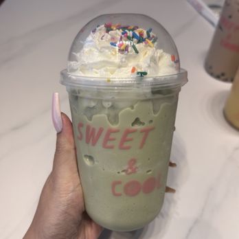 Sweet and Cool - Matcha Frappe - Desserts Near Me - South Jordan, Utah Sweet and Cool - Matcha Frappe - Desserts Near Me - South Jordan, Utah