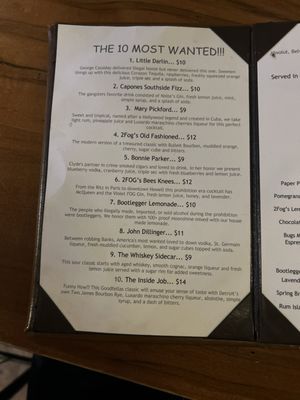 Menu photo 8 2 FOG's Pub Howell, MI