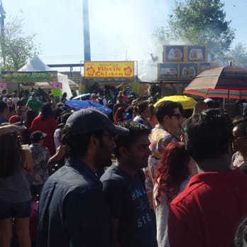 Arizona Aloha Festivals - This is the chicken gathering. It's not called a line because lines actually move. - Festivals Near Me - Phoenix, Arizona