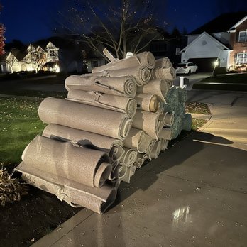 Floorz - Old carpet left on front lawn - Flooring Near Me - Strongsville, Ohio Floorz - Old carpet left on front lawn - Flooring Near Me - Strongsville, Ohio
