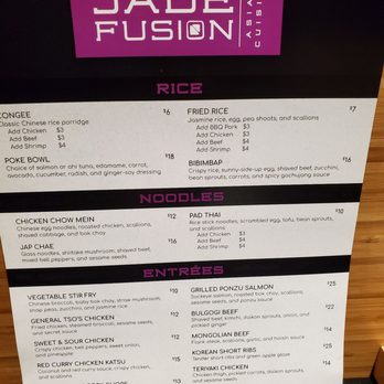 Jade Fusion - New menu - Asian Fusion Near Me - Arlington, Washington Jade Fusion - New menu - Asian Fusion Near Me - Arlington, Washington
