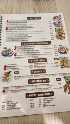 Menu photo 3 D-D Delight Restaurant San Jose, CA