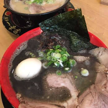 Ikkousha - Toronto - F-Black Tonkotsu w Premium Toppings; B-Signature Tonkotsu - Ramen Near Me - Toronto, Ontario