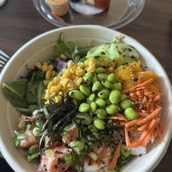 Tuna Kahuna - Build your own bowl with salmon + shrimp - Poke Near Me - Burlingame, California Tuna Kahuna - Build your own bowl with salmon + shrimp - Poke Near Me - Burlingame, California