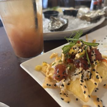 Phillips Seafood - Tuna Nachos; Oysters; Bloody Mary - Seafood Near Me - Baltimore, Maryland Phillips Seafood - Tuna Nachos; Oysters; Bloody Mary - Seafood Near Me - Baltimore, Maryland