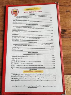 Menu photo 1 Tastebuds Bistro Lincoln City, OR Menu photo 1 Tastebuds Bistro Lincoln City, OR