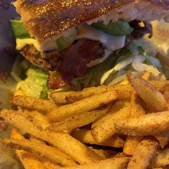 Bubba's 33 - Bacon Avocado Chicken Sandwich with fire fries - American Near Me - Peoria, Arizona Bubba's 33 - Bacon Avocado Chicken Sandwich with fire fries - American Near Me - Peoria, Arizona
