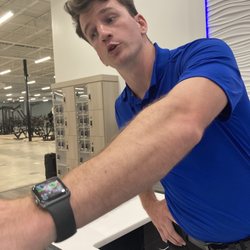 Fuel Fitness - Hal manning the front desk.