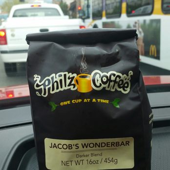 Philz Coffee - Jacobs Wonderbar. Plummy, dark roasted, earthy goodness. - Coffee & Tea Near Me - Glendale, California Philz Coffee - Jacobs Wonderbar. Plummy, dark roasted, earthy goodness. - Coffee & Tea Near Me - Glendale, California