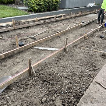 J'S Modern Landscaping. - The form work for concrete driveway stripes. They are excellent concrete as well as drainage contractors. - Landscaping Near Me J'S Modern Landscaping. - The form work for concrete driveway stripes. They are excellent concrete as well as drainage contractors. - Landscaping Near Me