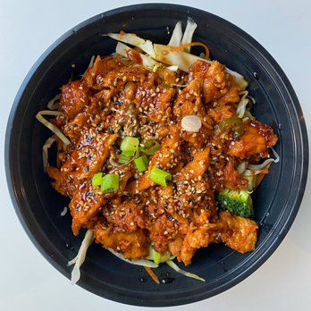 K-Bop - Spicy Chicken Bulgogi Bowl - Korean Near Me - Austin, Texas K-Bop - Spicy Chicken Bulgogi Bowl - Korean Near Me - Austin, Texas