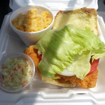Chow - Friday special - fish sandwich w/mac-n-cheese and slaw. one of the best fish sandwiches I have had in a long time. - Food Trucks Near Me - Cincinnati, Ohio Chow - Friday special - fish sandwich w/mac-n-cheese and slaw. one of the best fish sandwiches I have had in a long time. - Food Trucks Near Me - Cincinnati, Ohio