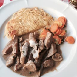 Zürich style veal. The best! Will not disappoint!