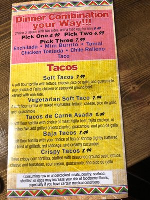 Menu photo 4 Porton Mexican Kitchen Knoxville, TN