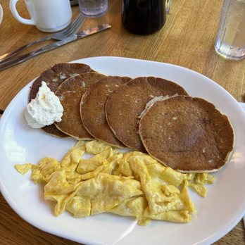 Pig 'N Pancake - 2x4 - Two eggs and four pancakes - New American Near Me - Cannon Beach, Oregon Pig 'N Pancake - 2x4 - Two eggs and four pancakes - New American Near Me - Cannon Beach, Oregon