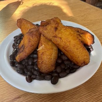 Taqueria Talavera - Platanos with black beans (sour cream on the side) - Mexican Near Me - Berkeley, California